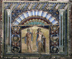 Mosaic fountain